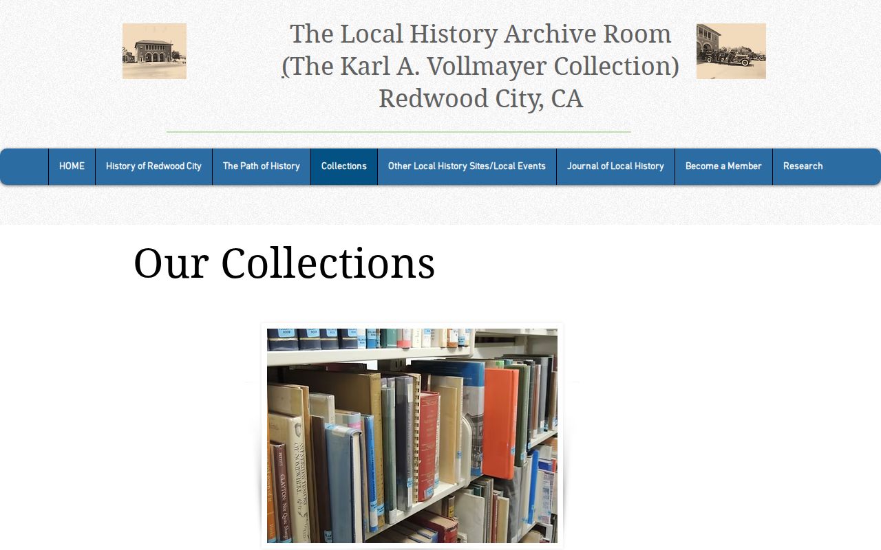 Redwood City city directory Vollmayer Local History Room collections