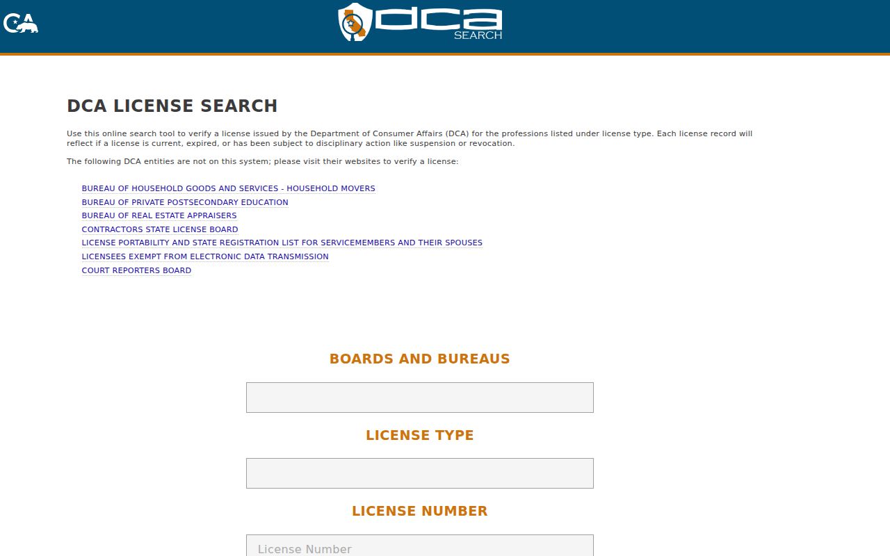 Redwood City residents directory California professional license search